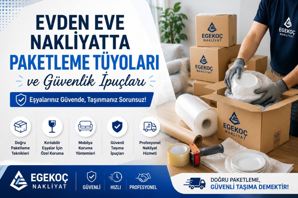Evden Eve Nakliyatta Paketleme Tüyoları ve Güvenlik İpuçları