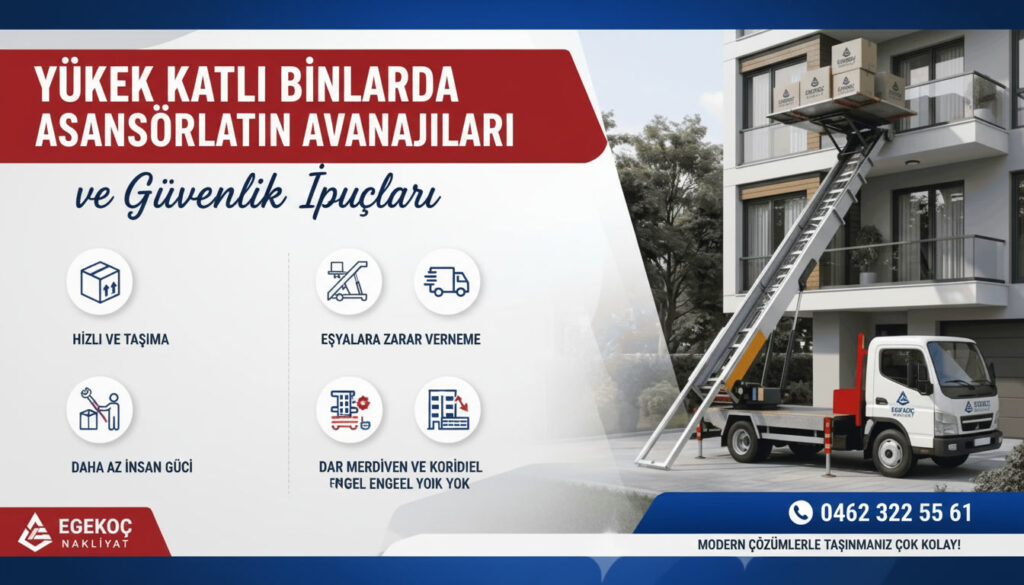 Yüksek Katlı Binalarda Asansörlü Nakliyatın Avantajları